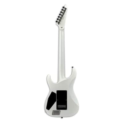 ESP E-II M-II 7B EverTune Baritone 7-String Electric Guitar - Pearl White image 8