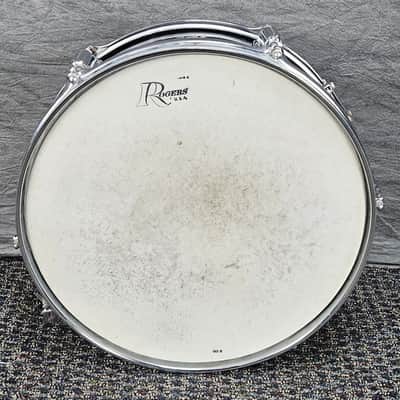 Rogers Luxor 14x5 Snare Drum 1960s - Jet Black Pearl image 7