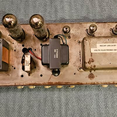 Fender Tremolux 6G9-A 30-Watt Guitar Amp head 1960 - 1963 - Blonde image 5