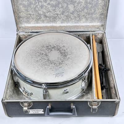 Slingerland 5.5x14" 50's Deluxe Student Model 1-Ply Snare Drum - White Marine Pearl image 4