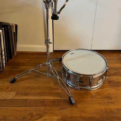 Pearl Steel Shell Snare and Stand image 1
