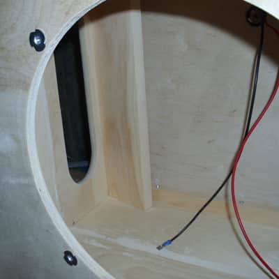 TRM 3D112U 3 Dim. side vented pine 112 unfinished guitar cabinet DIY. image 5