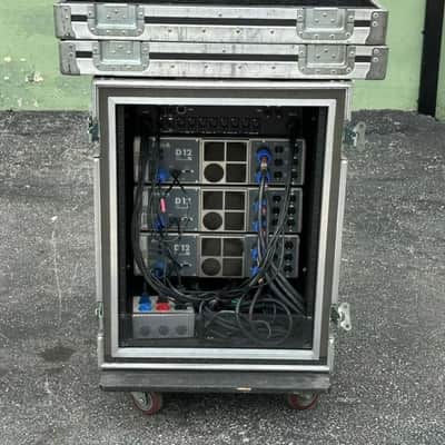 D&B Audiotechnik D12 Power Amp Rack PackageW/3 D12, Distro, Cables #1128 (THS) image 14