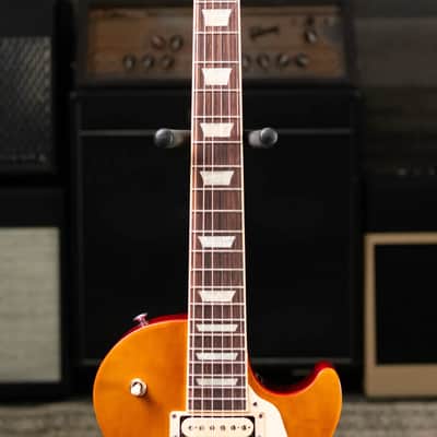 Gibson Les Paul Studio Double Trouble Electric Guitar - Dirty Lemon Burst/Cherry Back with Gig Bag image 4