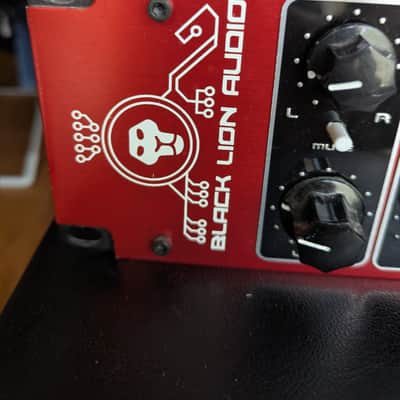 Black Lion Audio PM-8 MKII Passive Summing Mixer 2010s - Red and Black image 2