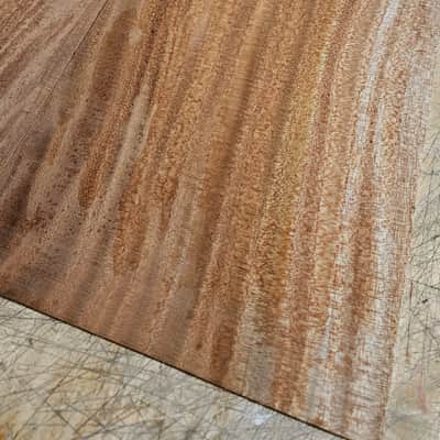 African Mahogany - Acoustic Dreadnought Bookmatched Back 2015 image 3