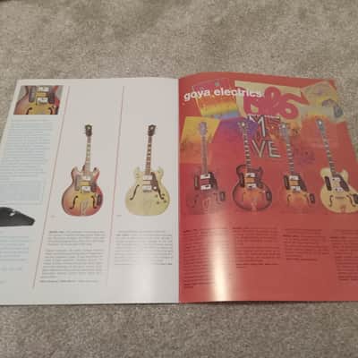 Vintage 1971 Goya Guitar Catalog! Rare, Original! Rangemaster! Original Case Candy, Paperwork! image 4