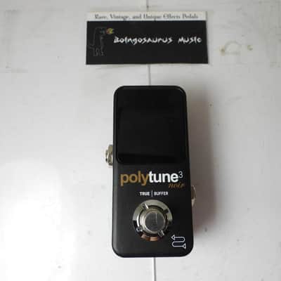 TC Electronics Polytune 3 Noir Mini Polyphonic Tuner Pedal Free USA Shipping image 1