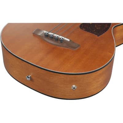 Ibanez PCB54E Grand Concert Acoustic-Electric Bass Guitar Open Pore Natural image 11