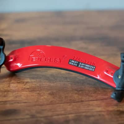 Everest Violin/Viola Shoulder Rest Red - 1/2-3/4 image 2