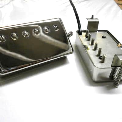 Q pickups 58-59 PAF Humbucker VINTAGE CORRECT Clone Nickel Chrome 1958 1959 1960 Fits Gibson Greco image 5