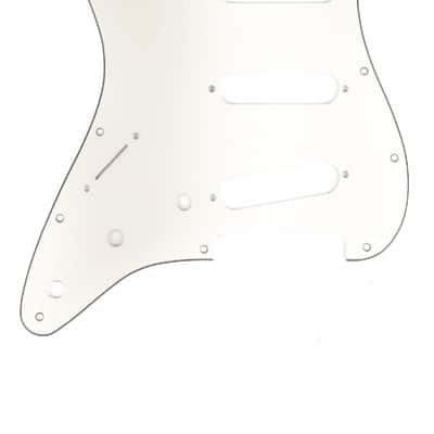 Genuine Fender LEFTY 3-ply Standard Stratocaster/Strat Pickguard - MINT GREEN image 1