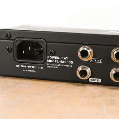 Behringer POWERPLAY HA6000 6-CH Headphone Mixing/Distribution Amplifier CG012G5 image 11