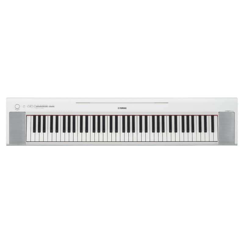 Yamaha NP-35 76-Key Piaggero Ultra-Portable Digital Piano, White imagen 1