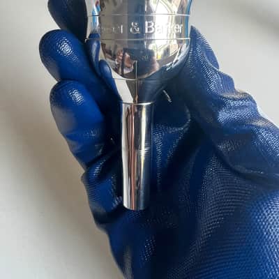Mercer and Barker MB3 Power Tuba Mouthpiece Silver Plated image 3