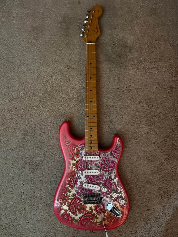 Fender Vintage Fender Japan Pink Paisley Stratocaster MIJ 2003 - Pink floral image 1