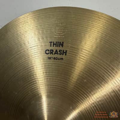 Zildjian Avedis 16” Thin Crash Cymbal Vintage image 2
