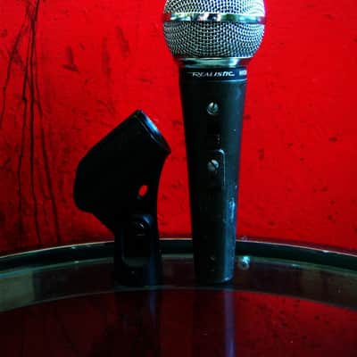 Vintage 1980's Realistic Highball / Shure SM58 Handheld Cardioid Dynamic Microphone Low Z w accessories # 2 image 10