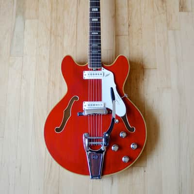 1960s Vox Super Lynx Deluxe V253 Vintage Guitar Eko Crucianelli w