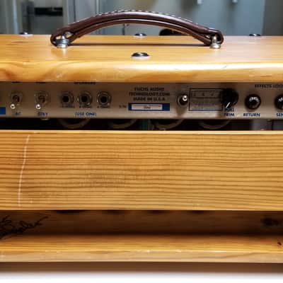 used 2005 Fuchs Overdrive Supreme 100 Watt Tube Amp Head with Bob Burt Head Shell! Very Good Condition image 7