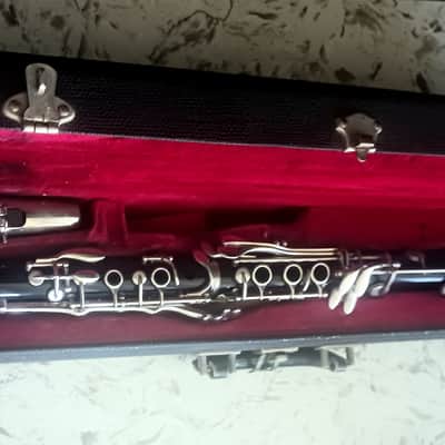 Clarinet unknown early 1990s - plastic black gloss image 1