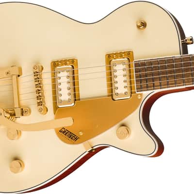 Gretsch Electromatic Pristine LTD Jet Single-Cut Guitar with Bigsby, Laurel Fingerboard, White Gold image 6