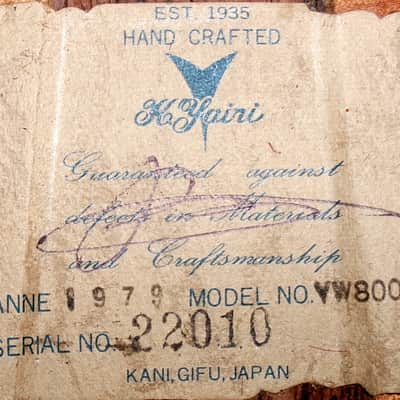 K.Yairi YW-800G B. Rosewood Jacaranda Japan Vintage Grammer Guitar Style 1979 image 23