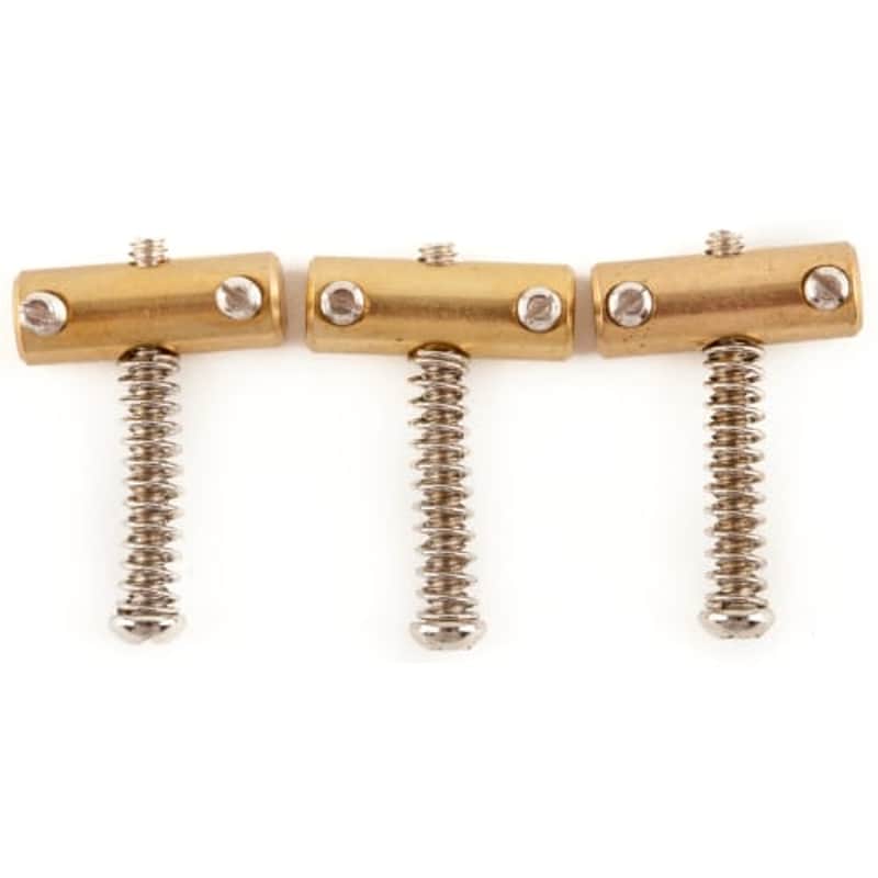 Bridge Saddles - Fender®, Compensated Vintage Tele image 1
