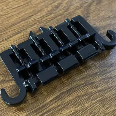 Black 3 Point 4 String Bass Bridge For EB-3 / Thunderbird / EB-0 image 3