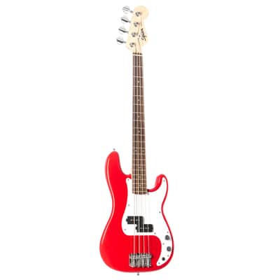 Squier Mini Precision Bass IL Dakota Red - 4-String Electric Bass image 1