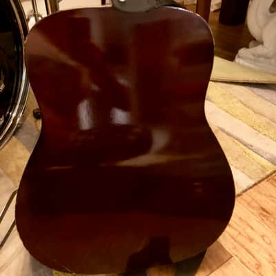 Fender DG-7 Acoustic Guitar With Vintage Wood Case, Capo, and Strap image 3