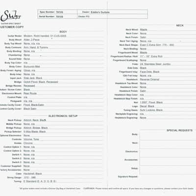 2024 - Suhr Eddie's Guitars Exclusive Modern - Burgundy Mist image 17