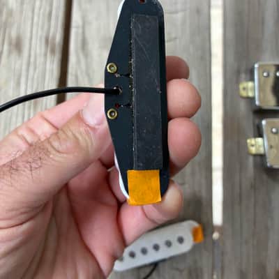 Fender Squier Gibson Epipone Pickup Lot Humbucker Single Coil Strat Stratocaster  - Chrome electric guitar lot project parts, Caster image 5