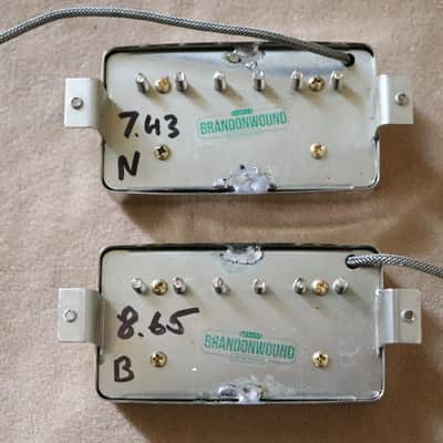Brandonwound Pickups 1959 '59 Clones 2017 Nickle PAF Humbuker Set PAFs image 2