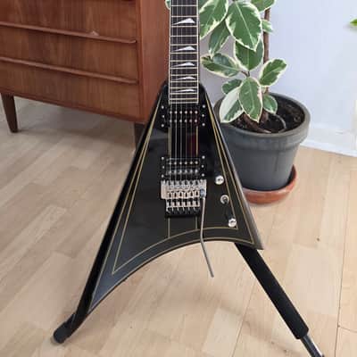 Grover Jackson Concorde Randy Rhoads Flying V BRAND NEW 2015 GJ2 NOS Limited Edition Discontinued Black Pinstripe Alexi Laiho FR Floyd Rose HH Hipshot Tuners TIME CAPSULE CASE QUEEN RARE Neck-Thru Collector Guitar image 12