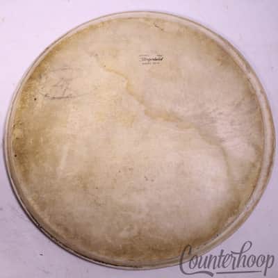 Slingerland 17"Genuine Calf Skin Parade Drum Head Batter/Resonant Tom Vintage40s image 1