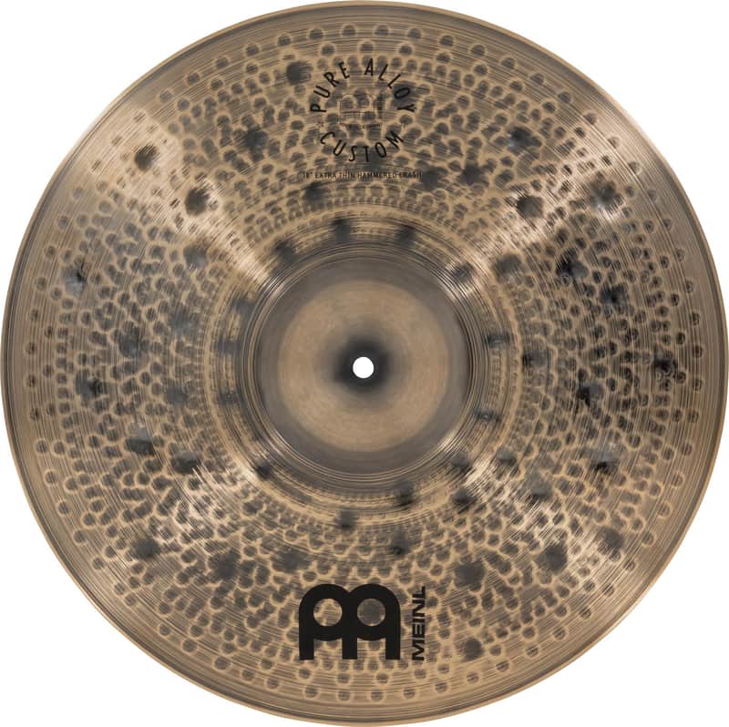 Meinl 18" Pure Alloy Custom Extra Thin Hammered Crash Cymbal image 1