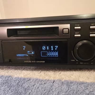 JVC XM-448 minidisc player recorder deck August 1999 - Black image 3
