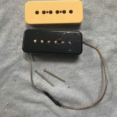 Lollar P90 bridge pickup 50s wind - Black/cream image 2