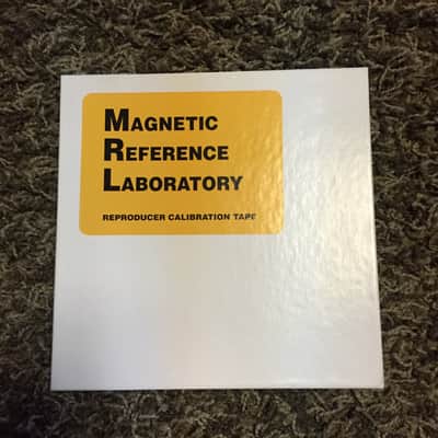 Magnetic Reference Labs (MRL) Reproducer Calibration Alignment Tape 1/2" 15IPS IEC For Tascam 38, Etc. image 1