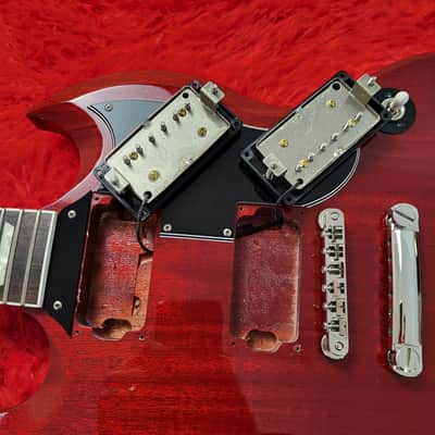 Epiphone Limited Edition '61 SG LQ Lacquer SG Standard 2006 - Cherry - All Original With Original Gigbag - Made In Japan MIJ image 20