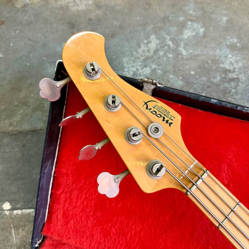 Moon Custom JJ4 Jazz Bass c 1980's - Natural original vintage MIJ