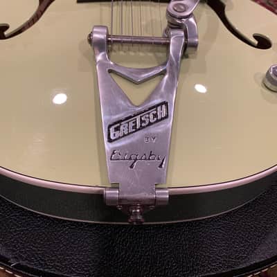 Gretsch G6118T Anniversary 2011 Smoke Green w/ B6 Bigsby and case image 8