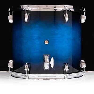 Yamaha Stage Custom 14x13 Floor Tom Deep Blue Sunburst image 2
