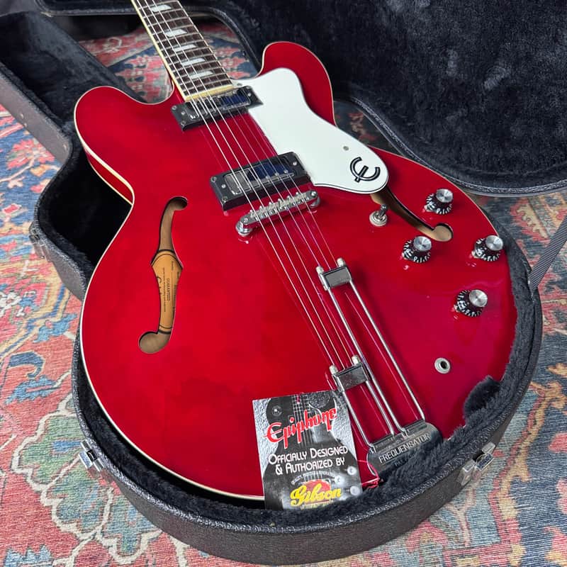 Epiphone Riviera Reissue Cherry Mini Humbuckers Peerless - 2001 image 1