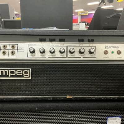 Ampeg SVT "Black Line" 300-Watt Bass Amp Head 1970s - Black image 1