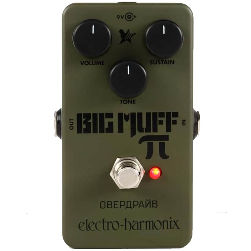 Electro-Harmonix Green Russian Big Muff Pi - Distortion Fuzz Effect Pedal - New image 1