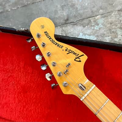 Fender Stratocaster 1975 - Natural original vintage USA maple strat image 7