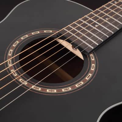 Washburn Apprentice G Mini 5 Acoustic Guitar - Black Matte image 8