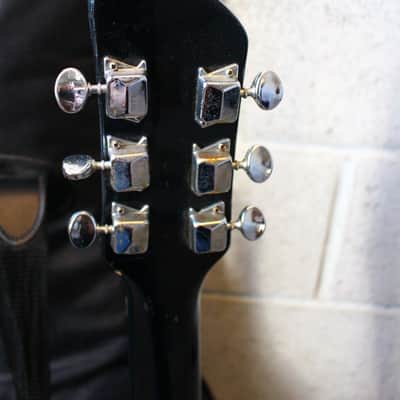 Greco Semi Hollow Body Guitar Black image 4